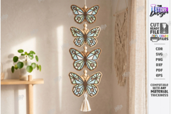 Layered Hanging Ornaments Laser Cut Bundle | Wall Decor SVG Product Image 10