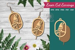 Bird Laser Cut Earrings Product Image 1