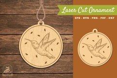 Bird Laser Cut Ornament SVG 5 Product Image 1