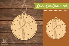 Bird Laser Cut Ornament SVG 6 Product Image 1