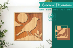 Bird Lasercut Wall Decor SVG Product Image 1