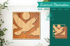 Bird Lasercut Wall Decor SVG Product Image 1