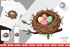 Spring Nest Clipart Product Image 1