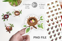 Spring Nest Sticker Product Image 1