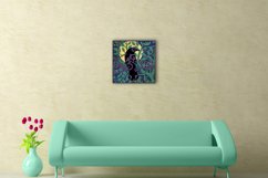 Bird on a Branch in Moonlight shadowbox 3D layered project Product Image 2