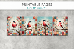 bird themed scrapbook printables Product Image 2