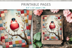 bird themed scrapbook printables Product Image 3