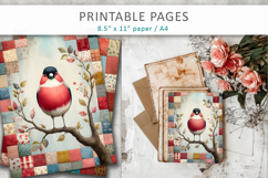 bird themed scrapbook printables Product Image 7