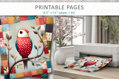 creative bird artwork digital papers Product Image 5