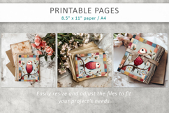 creative bird artwork digital papers Product Image 10