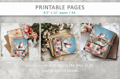 printable bird poster vintage style Product Image 10