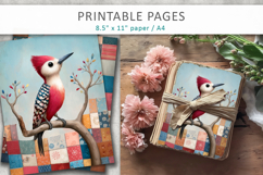 bird illustration, craft paper Product Image 3