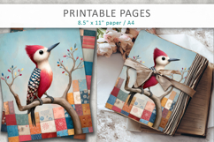 bird illustration, craft paper Product Image 5