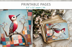 bird illustration, craft paper Product Image 6