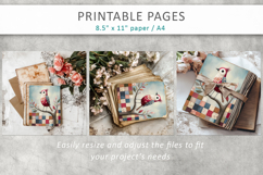 bird illustration, printable pages Product Image 9