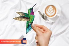 Bird Sticker, Colorful Bird Decals, Cute Bird Vinyl Sticker Product Image 1