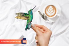 Bird Sticker, Colorful Bird Decals, Cute Bird Vinyl Sticker Product Image 1