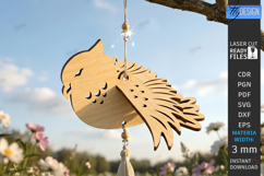 Bird Suncatcher Laser Cut Bundle | Hanging Garden Decor |CNC Product Image 6