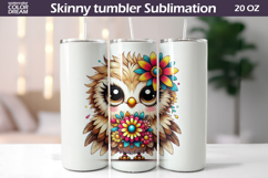 Bird Floral Tumbler | Cute Bird Flowers Tumbler Product Image 1