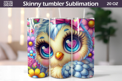 Bird Floral Tumbler | Cute Bird Flowers Tumbler Product Image 1