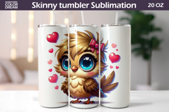 Bird Heart Tumbler | Cute Bird Valentine Tumbler Product Image 1