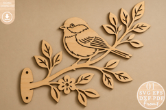 Bird Wall Decor Laser Cut SVG Product Image 1