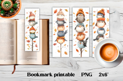 Funny cute bird bookmark printable | Animal bookmark PNG Product Image 1
