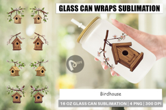 Glass Can Spring Birdhouse Product Image 1