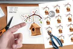 Spring Birdhouse Sticker Product Image 1