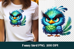 Funny bird clipart PNG design | Humorous bird t shirt design Product Image 1