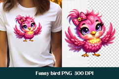 Funny bird clipart PNG design | Humorous bird t shirt design Product Image 1