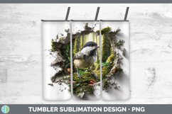 GorgeousBirds 01 3D Hole Tumbler design.
