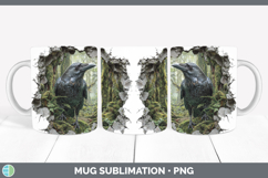 GorgeousBirds 01 3D Hole Mug Wrap design.