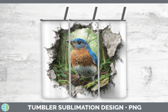 GorgeousBirds 01 3D Hole Tumbler design.