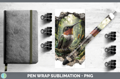GorgeousBirds 01 3D Hole Pen Wrap design.