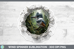 GorgeousBirds 01 3D Hole Wind Spinner design.