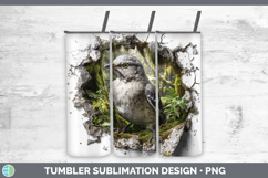GorgeousBirds 01 3D Hole Tumbler design.