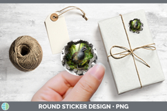 GorgeousBirds 01 3D Hole Stickers design.