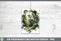 GorgeousBirds 01 3D Hole Air Freshener design.