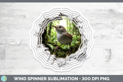 GorgeousBirds 01 3D Hole Wind Spinner design.