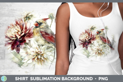 GorgeousBirds 01 Autumn Floral Shirt design.