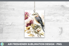 GorgeousBirds 01 Autumn Floral Air Freshener design.
