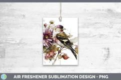 GorgeousBirds 01 Autumn Floral Air Freshener design.