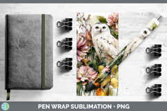 GorgeousBirds 01 Autumn Floral Pen Wrap design.