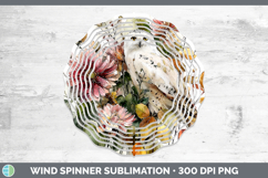 GorgeousBirds 01 Autumn Floral Wind Spinner design.