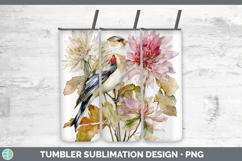GorgeousBirds 01 Autumn Floral Tumbler design.