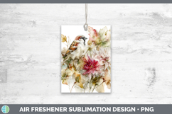 GorgeousBirds 01 Autumn Floral Air Freshener design.