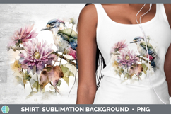 GorgeousBirds 01 Autumn Floral Shirt design.