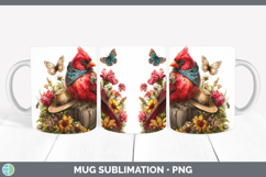 GorgeousBirds 01 Bandana Summer Mug Wrap design.