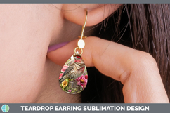 GorgeousBirds 01 Bandana Summer Teardrop Earrings design.